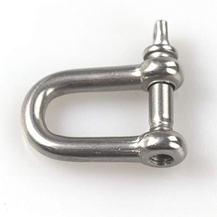 Marine Stainless Steel Dee Shackle Lifting D Shackle Boat Anchor Shackle