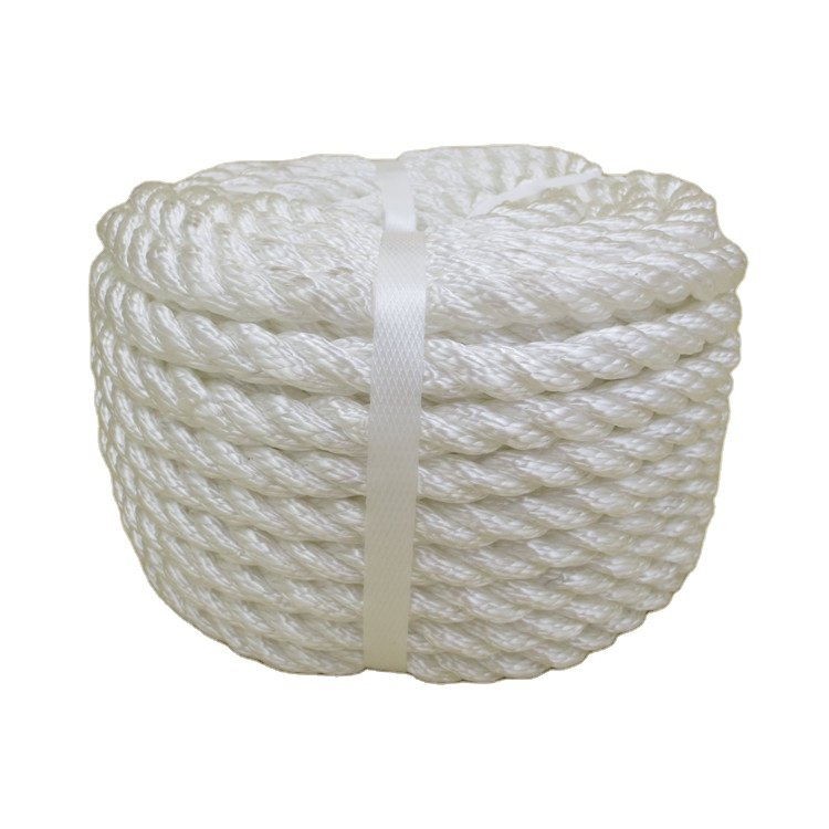 16mm*200m UV Resistant High-Strength 3-Strand Polyester Mooring Rope for Boats