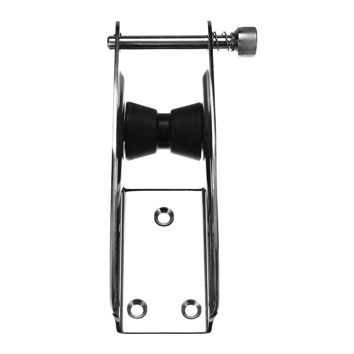 Boat Bow Anchor Rubber Roller 316 Stainless Steel for Fixed Marine Yacht Docking Surface Polishing/Welding Pre-drilled Holes