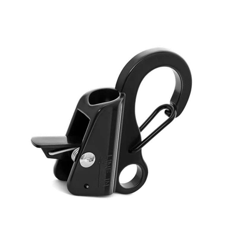 Stainless Steel Black Boat Anchor Hook with Quick Release for Pontoon
