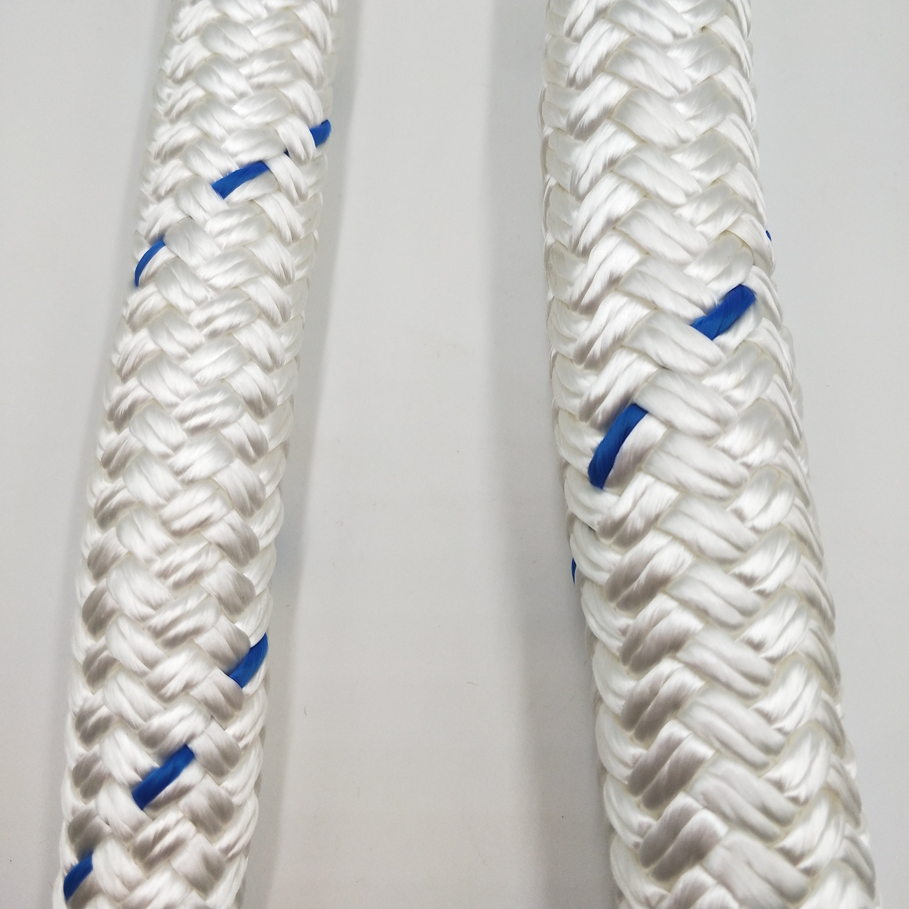 Colored Double Braided Polyamide Nylon UV Resistance High Strength Marine Ship Towing Anchor Dock Boat Rope