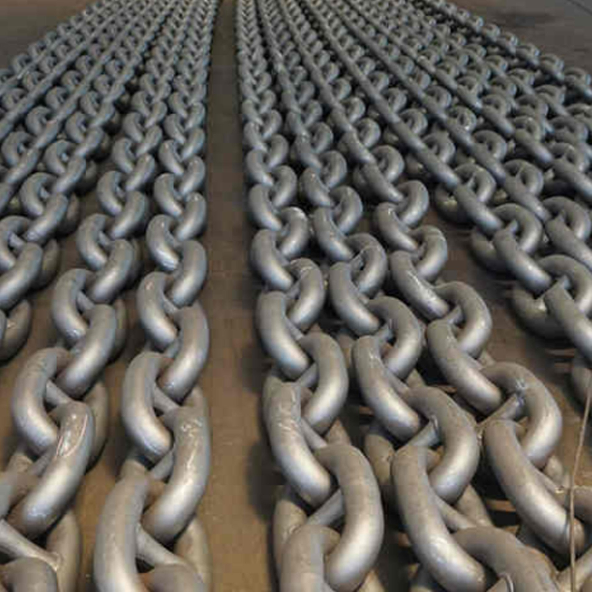 Galvanized Black 27.5M Studless Stud Link Buoy Grade U1 U2 U3 Grade 1 2 3 Marine Mooring Boat Anchor Chain