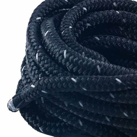 Hot Sale Double Braided Rope Mooring Lines Boat Anchor Rope the Reflective Dock Line