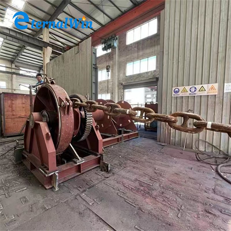 Marine Ship Equipments 30mm 32mm 34mm 36mm Chain Electric Windlass for Anchor Lifting