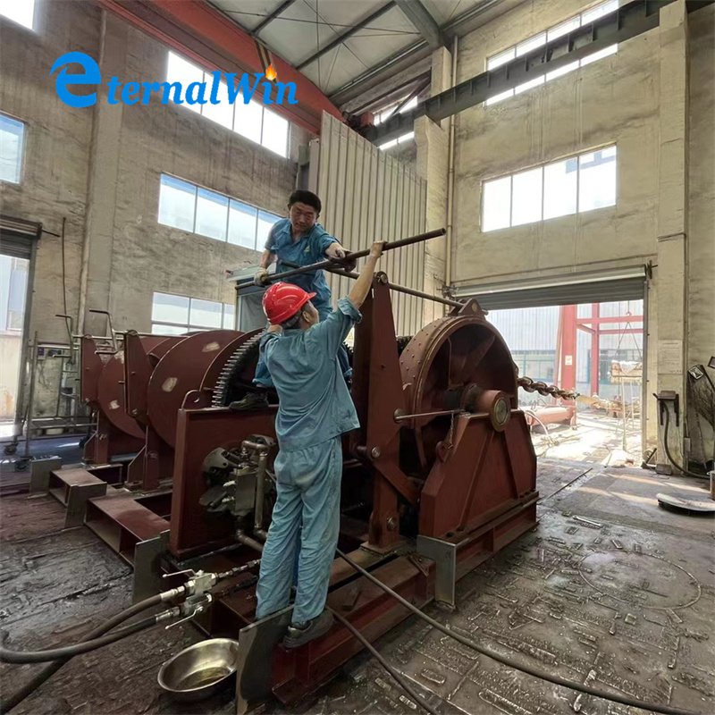 Marine Ship Equipments 30mm 32mm 34mm 36mm Chain Electric Windlass for Anchor Lifting