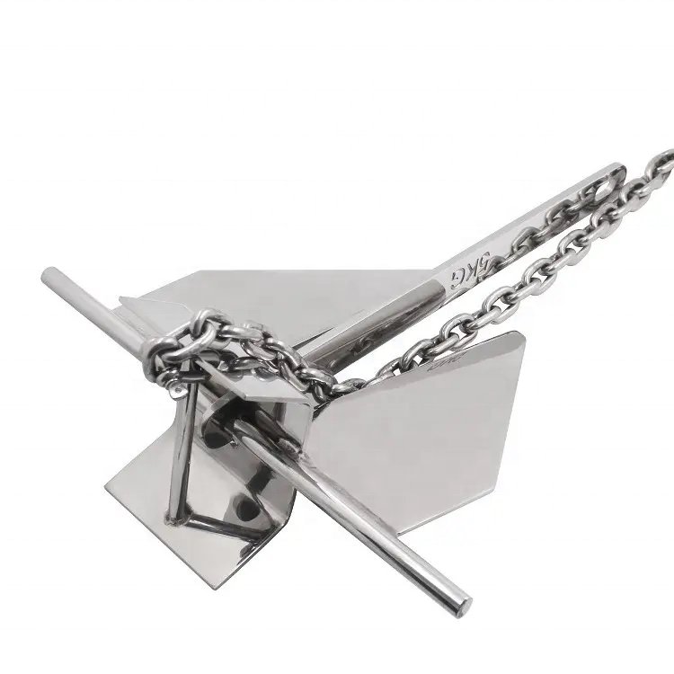 Shenghui Anchoring Kit Stainless Steel 316 Danforth Anchor Marine Hardware Boat Anchor