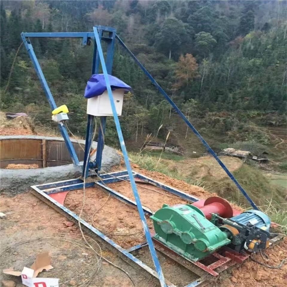 Hydraulic Brake 3 Phase 220v 380v Electric Winch Double Drum Supply 1 Ton Winch Engineering & Construction Machinery