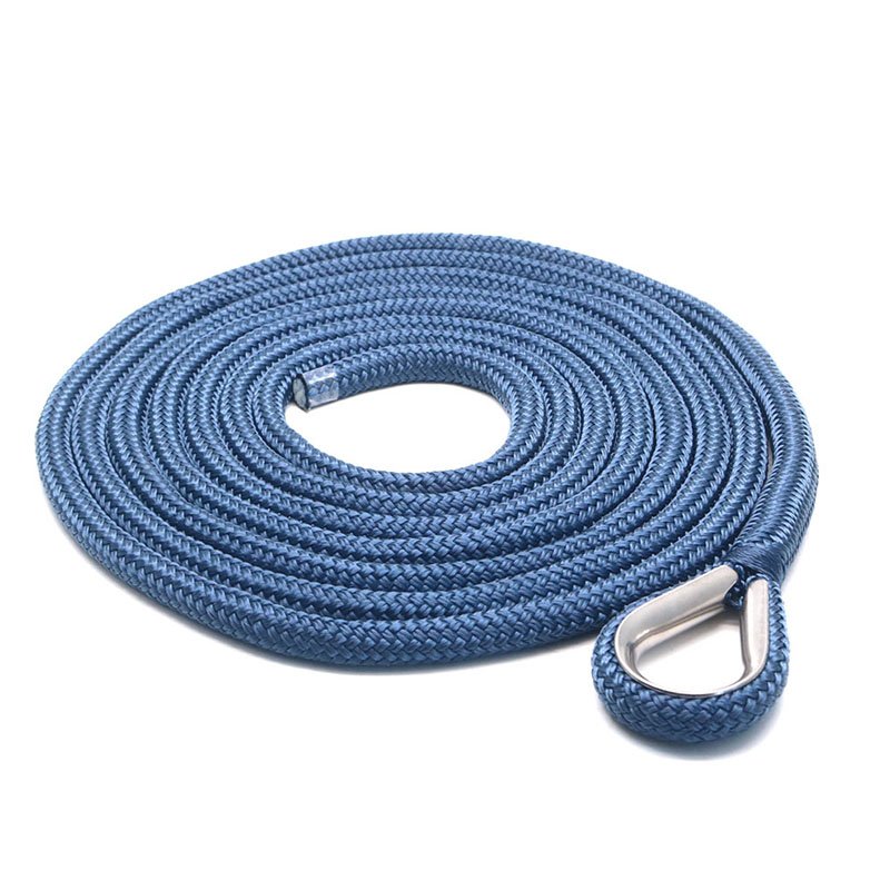 (JL Rope) 12mmx100m Double Braided Boat Rope with Soft|Hard Spliced Eyes