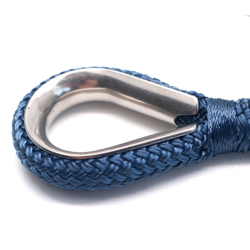 (JL Rope) 12mmx100m Double Braided Boat Rope with Soft|Hard Spliced Eyes