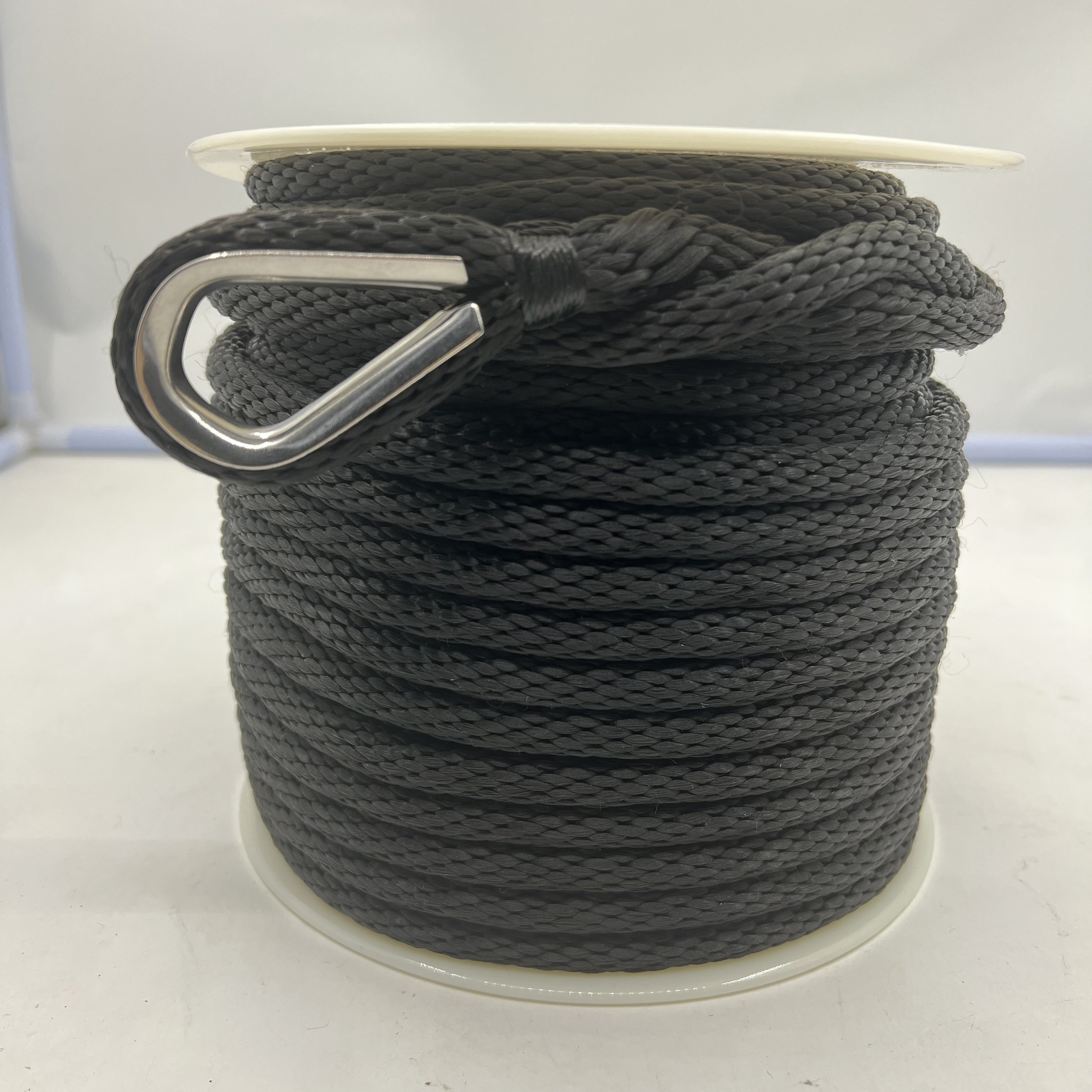 Solid Braid MFP Anchor Line Polyester Nylon Marine Boat Mooring Safety Rope Double Braided Dock Line