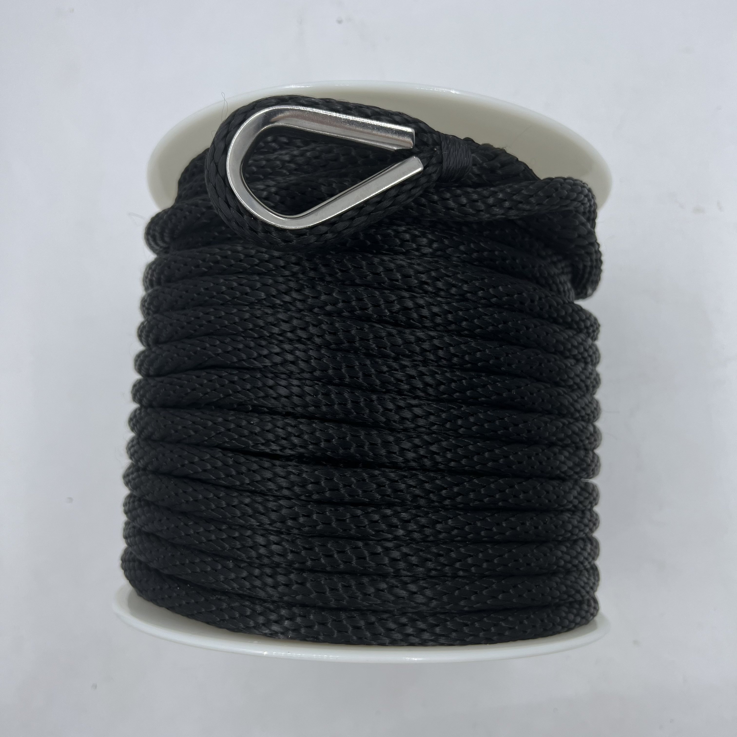 Solid Braid MFP Anchor Line Polyester Nylon Marine Boat Mooring Safety Rope Double Braided Dock Line