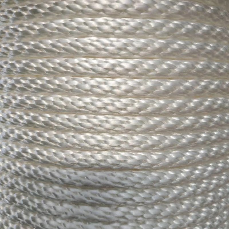Solid Braid MFP Anchor Line Polyester Nylon Marine Boat Mooring Safety Rope Double Braided Dock Line