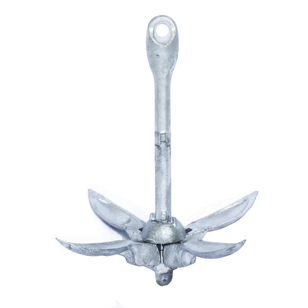 Jet Ski SUP Paddle Board 3.3 Lbs Folding Grapnel Boat Anchor Kit Marine Rope Buoy Kayak Anchor Accessories for Canoe