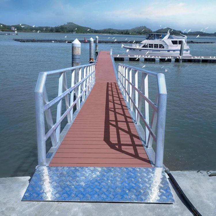 Marine Grade Floating Dock Gangway Aluminum Access Bridge Used for Ferry and Quay