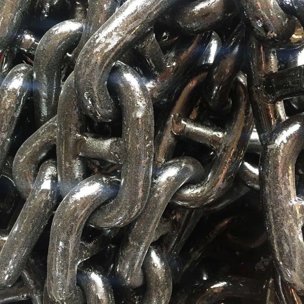 Big Stainless Steel Anchor Chain 8mm Studlink Anchor Chain Studless Offshore Mooring Chain