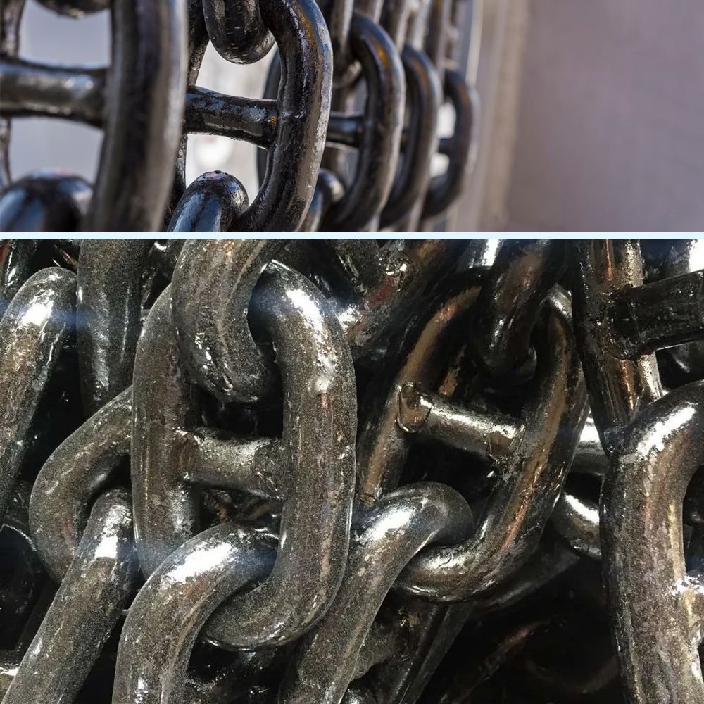 Big Stainless Steel Anchor Chain 8mm Studlink Anchor Chain Studless Offshore Mooring Chain