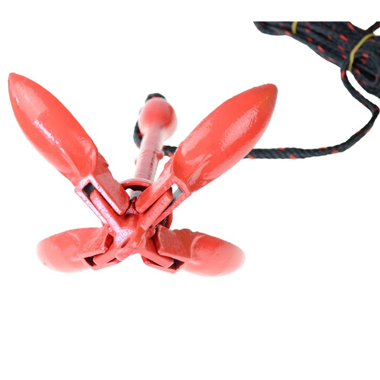 Folding Anchor Accessory for Fishing Kayak & Yacht 3kg Marine Hardware Grapnel Boat Anchors and Accessories