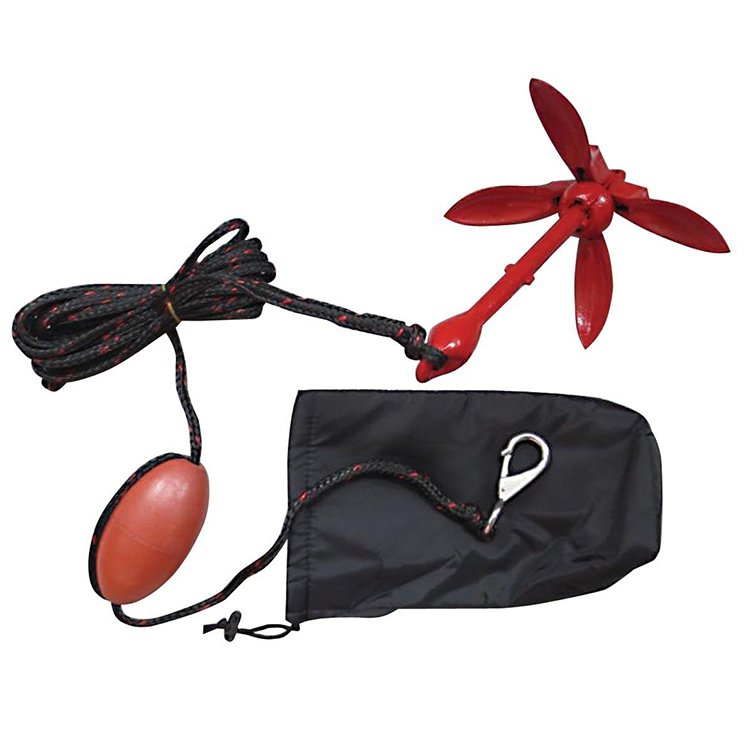 Folding Anchor Accessory for Fishing Kayak & Yacht 3kg Marine Hardware Grapnel Boat Anchors and Accessories