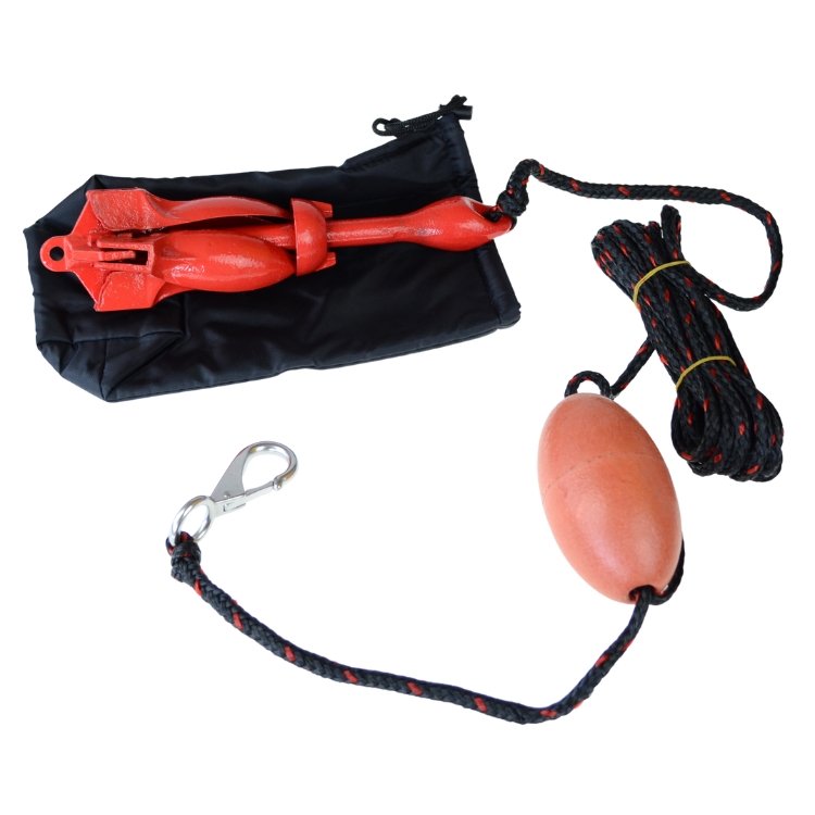 Folding Anchor Accessory for Fishing Kayak & Yacht 3kg Marine Hardware Grapnel Boat Anchors and Accessories