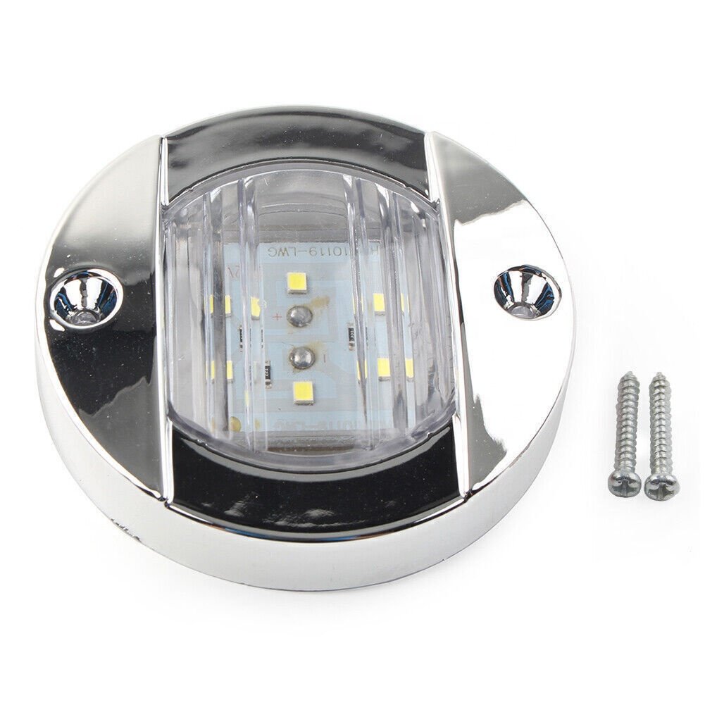 Factory Wholesale 6LED Round LED Stern Anchor signal Light Interior Cabin Courtesy White Blue Green Color for Marine Boat Yacht