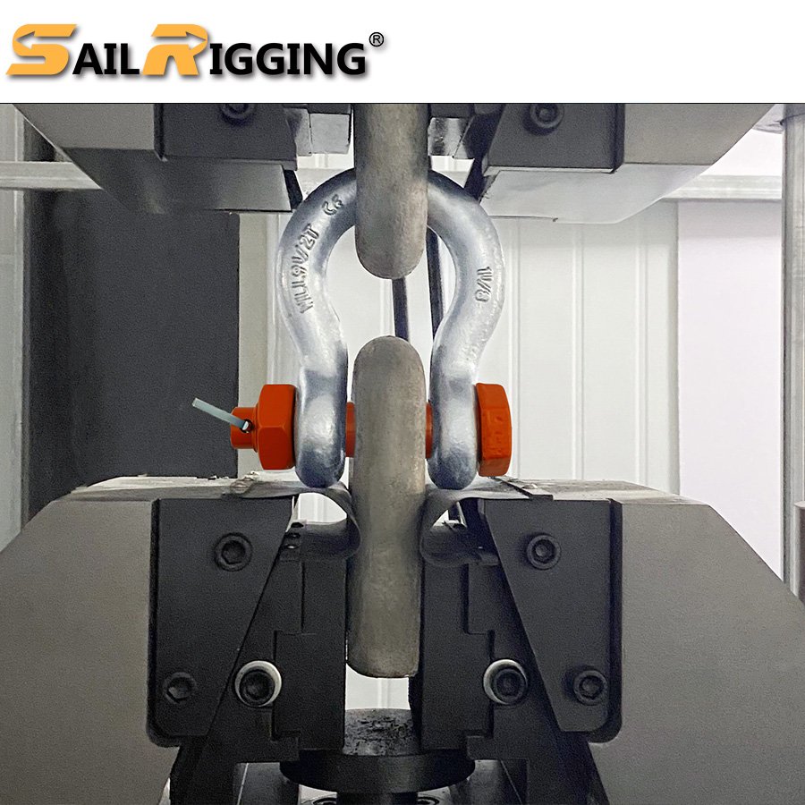 Heavy Duty U.S. Type Galvanized Steel Forged Screw Pin Anchor Bow Lifting Marine Rigging Shackle 5/8 Bow Shackle 7/16