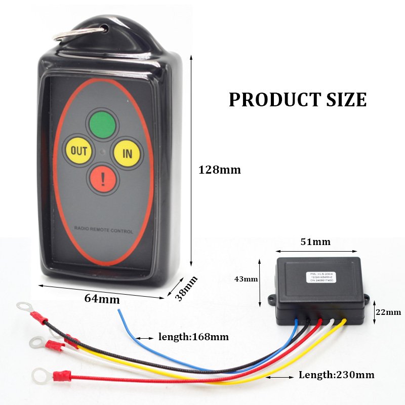 CV38 12V 24V 434MHZ Wireless ElecWireless Electric Winch for Car Anchor Control System Boat Accessories Boat Anchor