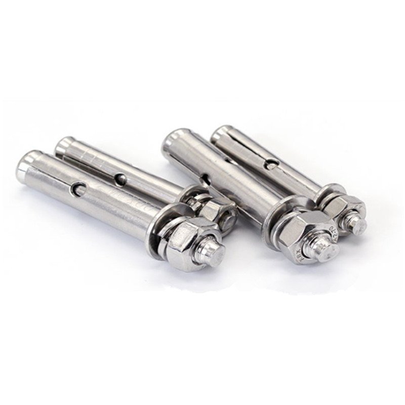 High Quality GB22795 Stainless Steel Hex Hexagon Sleeve Type Wedge Anchor Expansion Bolts Screws SS304 316 M6 M8 M10 16m 18m