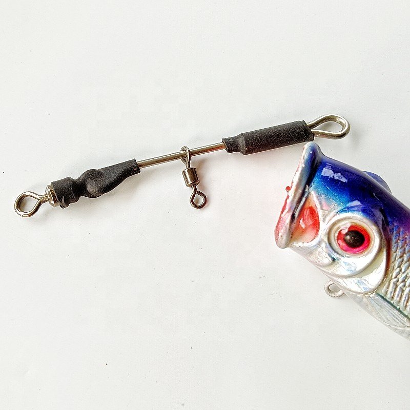 Fishing Connector Crane Rolling Swivel Stainless Swivel Carp Fishing Swivels Fishing Snap Clips