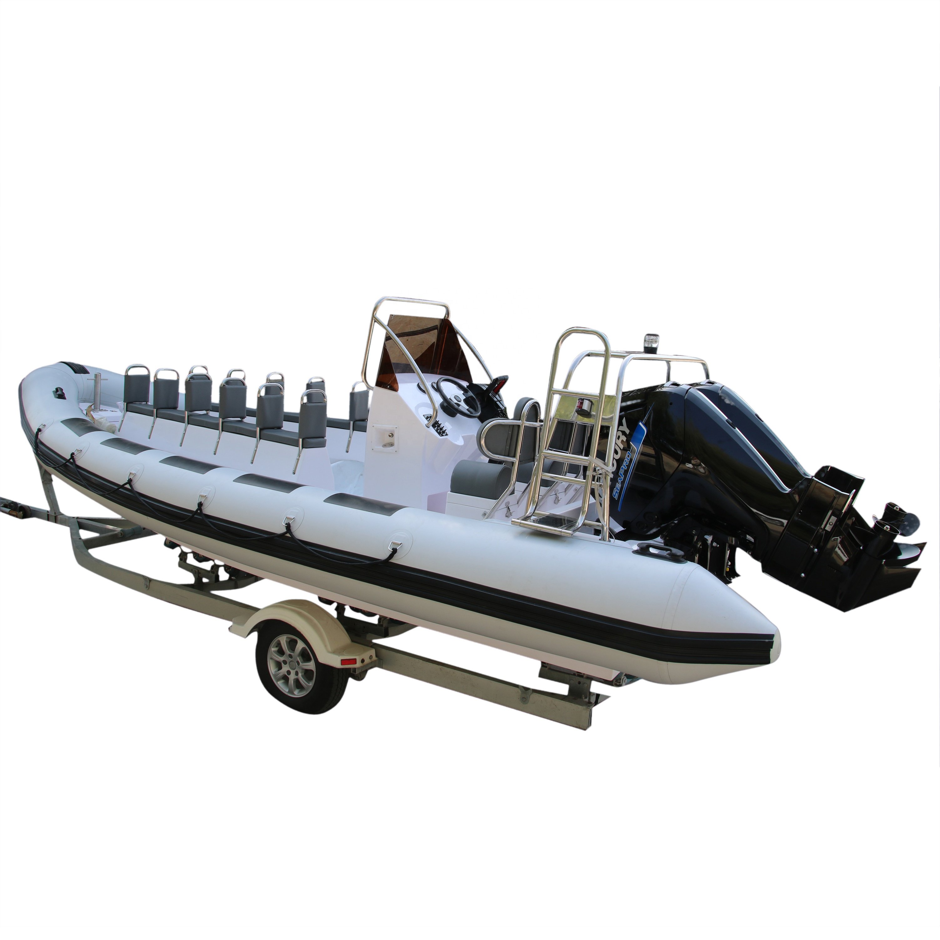 Goboat RIB700B 7.0M 23FT Goethe Factory Direct Sale 20ft Center Console FRP Inflatable Fishing Boat for Sale RIB700B
