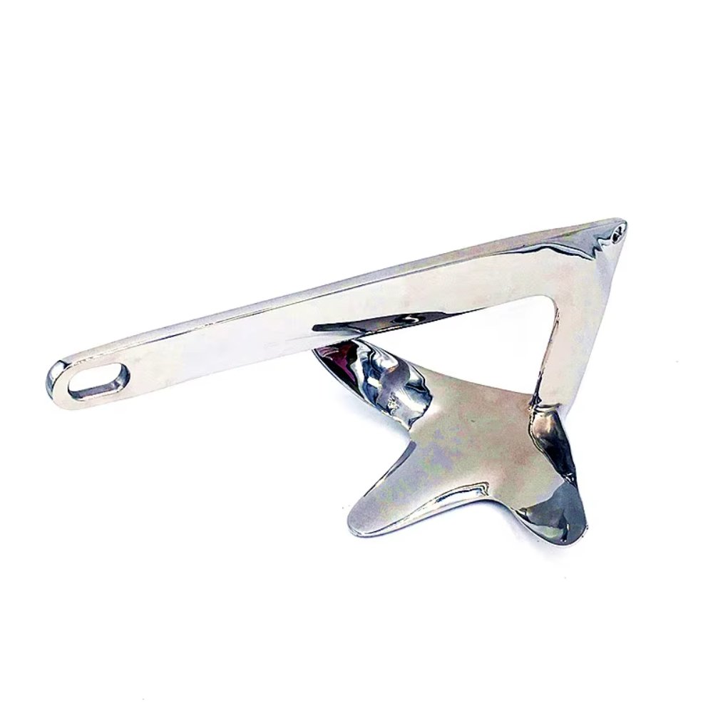 CNWAGNER 20KG 316 Stainless Steel High Polished Marine Boat Anchor Bruce Anchor for Sale