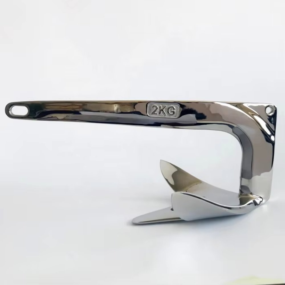 CNWAGNER 20KG 316 Stainless Steel High Polished Marine Boat Anchor Bruce Anchor for Sale