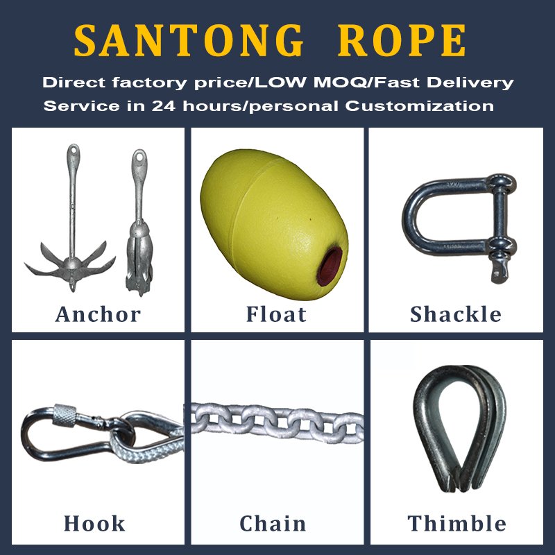 Double Braided Sailing Ropes on a Ship for Sale Yacht Rope Rope Used in Sailing for Raising and Lowering a Sail