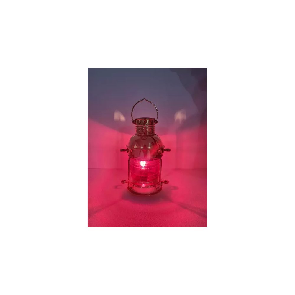 Lantern Lamp Electric Ship Lantern Nautical Boat Brass Anchor Light Maritime