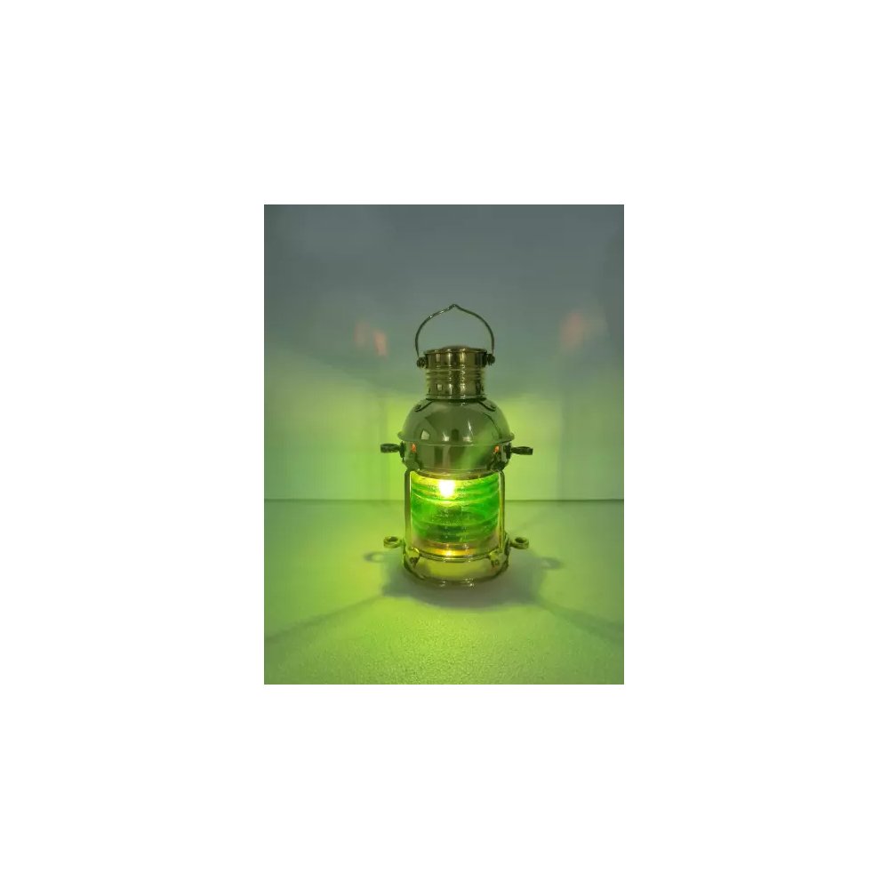 Lantern Lamp Electric Ship Lantern Nautical Boat Brass Anchor Light Maritime