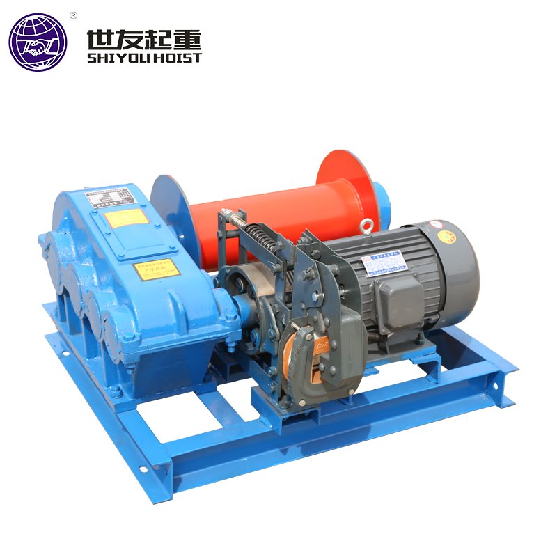 JK High-Speed Electric Boat Lifting Winch for Construction 1t 2t 3t 5t 8t 10 Ton Electric Hoist Winch Capacity Hoists