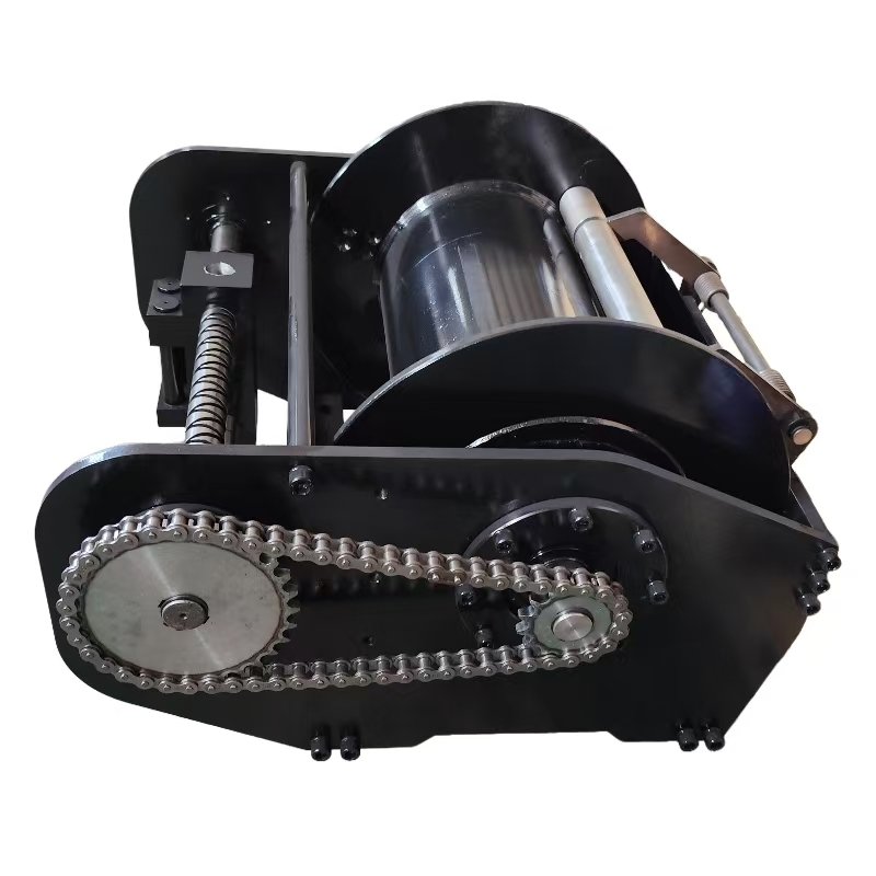 10000/11000/12000 Lbs Pounds 5T 5000kg Fishing Marine Boat Used Hydraulic Winch with Synthetic Rope Guide for Sale