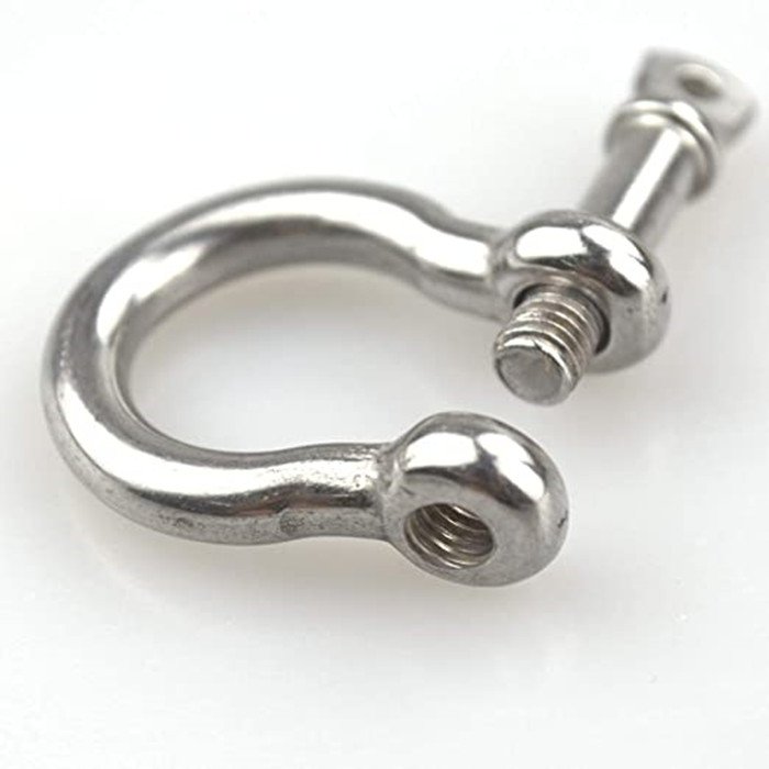 Factory (M4-M32) Rigging Shackle AISI304/316 Stainless Steel Bow Shackle for Anchor Chain