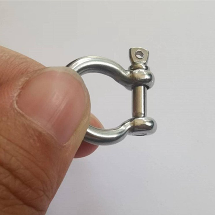 Factory (M4-M32) Rigging Shackle AISI304/316 Stainless Steel Bow Shackle for Anchor Chain