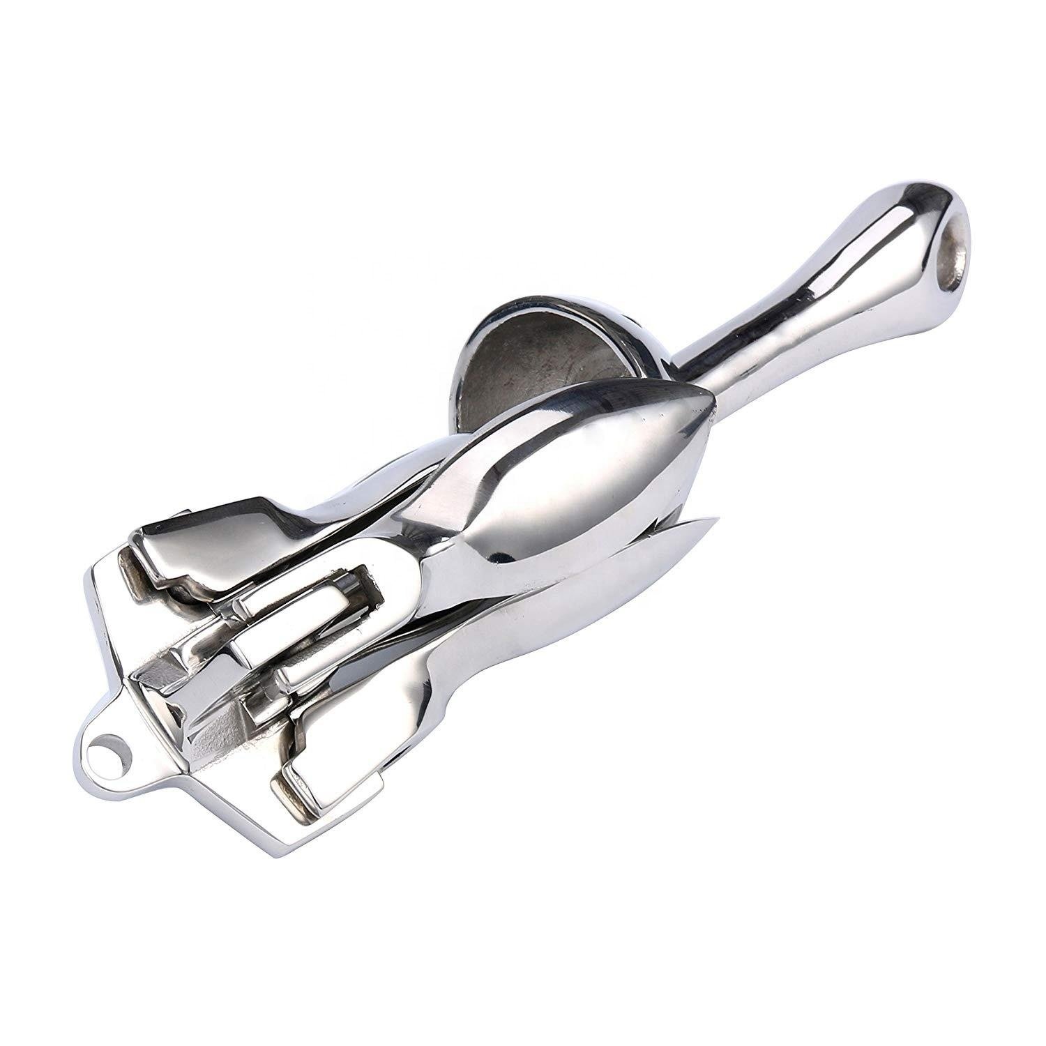 Power Marine High Quality Parts Accessories 5KG 316 Stainless Steel Grapnel Anchor/Folding Anchor for Boat