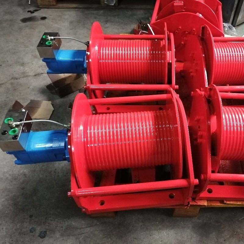 Fishing Boat Anchor Winch 10 Ton Lifting Fishing Net Hydraulic Winch Manufacturer