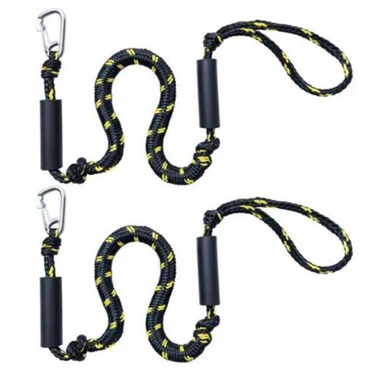 Rioop Hot Selling Marine Mooring Rope 2 Pack Pwc Anchor Boat Bungee Dock Lines for Boats