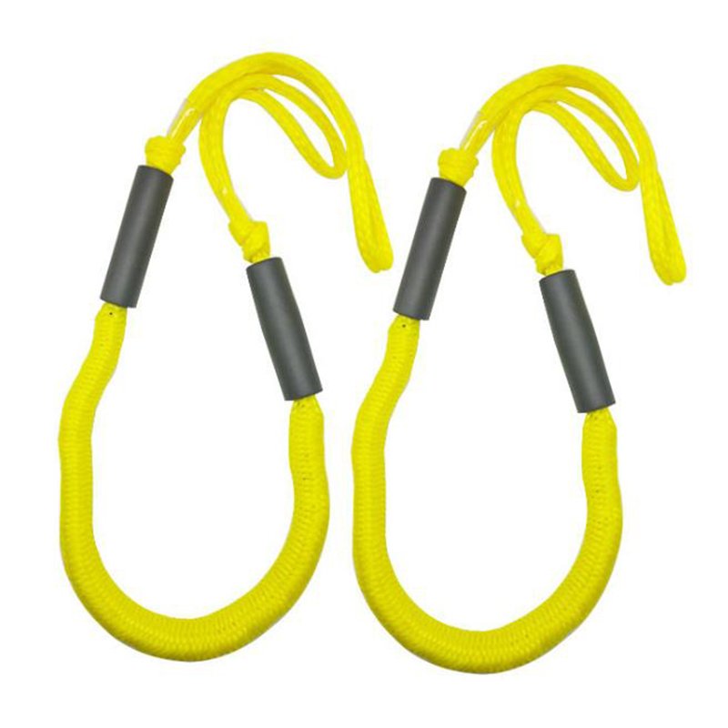 Rioop Hot Selling Marine Mooring Rope 2 Pack Pwc Anchor Boat Bungee Dock Lines for Boats