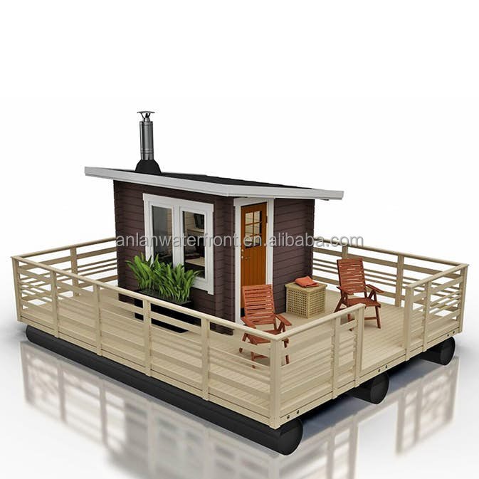 Factory Price Aluminum Alloy Floating Pontoon Boat Sauna Rooms Outdoor Sauna