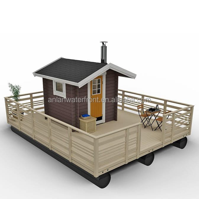Factory Price Aluminum Alloy Floating Pontoon Boat Sauna Rooms Outdoor Sauna