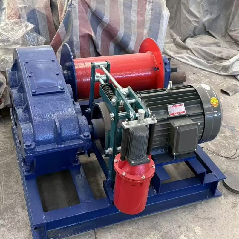 2025 Hot Sale Good Price Boat Anchor 10 Ton Electric Motor Gasoline Lifting Mining Synthetic Winch Rope Winch