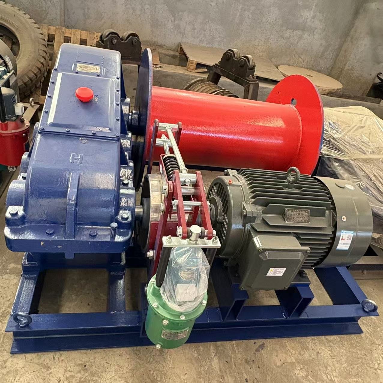 2025 Hot Sale Good Price Boat Anchor 10 Ton Electric Motor Gasoline Lifting Mining Synthetic Winch Rope Winch