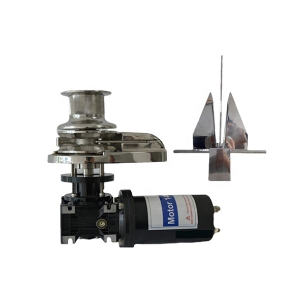 Anshun Have in Stock 12v 900w Marine Boat Yacht Vertical Anchor Winch Windlass