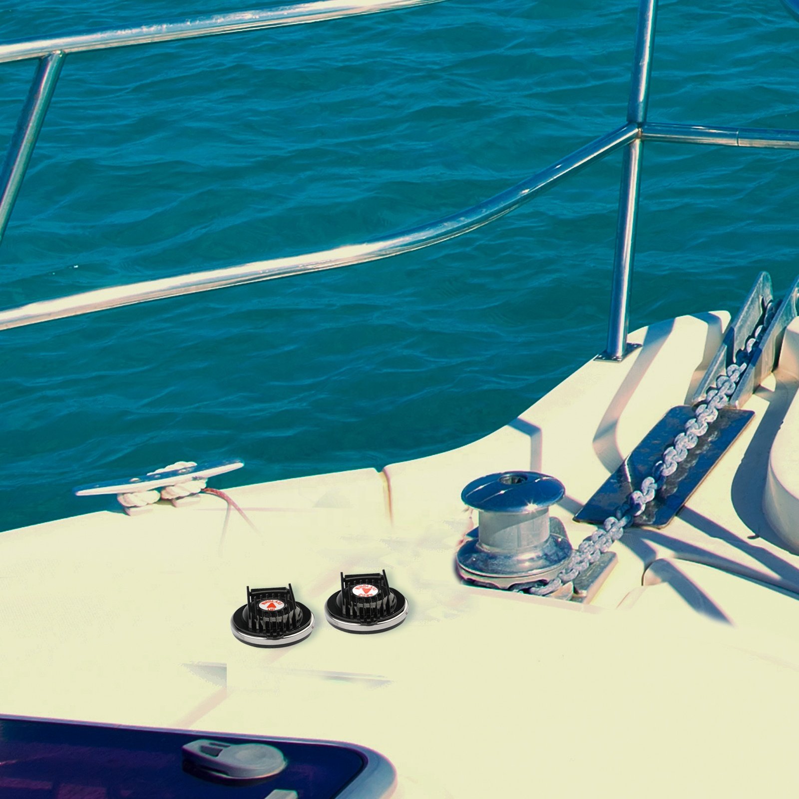 12 V 24 V Waterproof Compact Electric Deck up Down Sea Marine Sail Boat Anchor Windlass Foot Switch