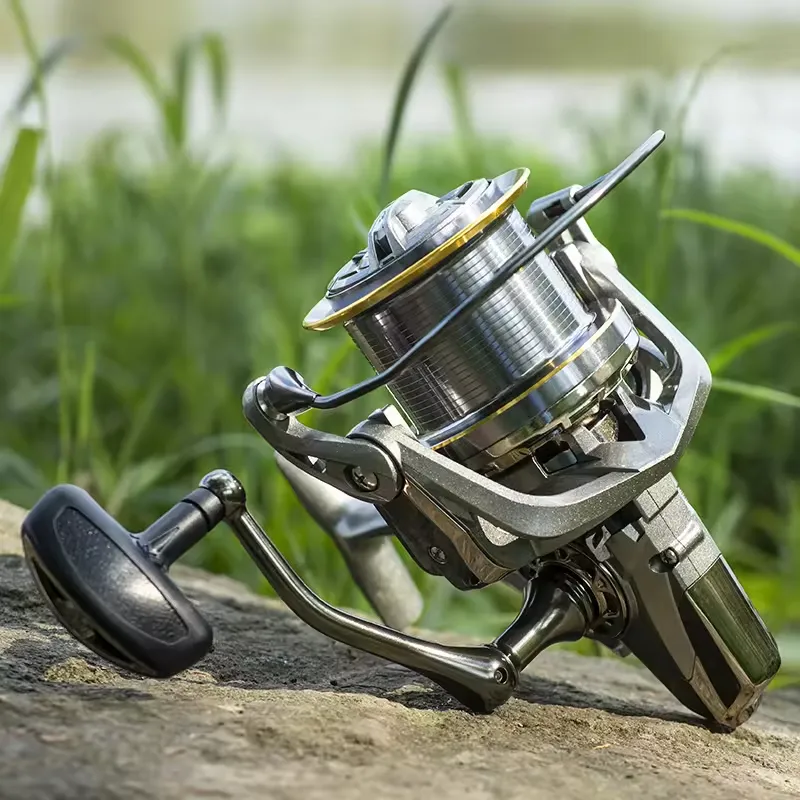 Wholesale Chinese 8000-10000 20kgmax Drag All-metal Spinning Long-distance Anchor Sea Rod Wheel Bait Casting Fishing Reel