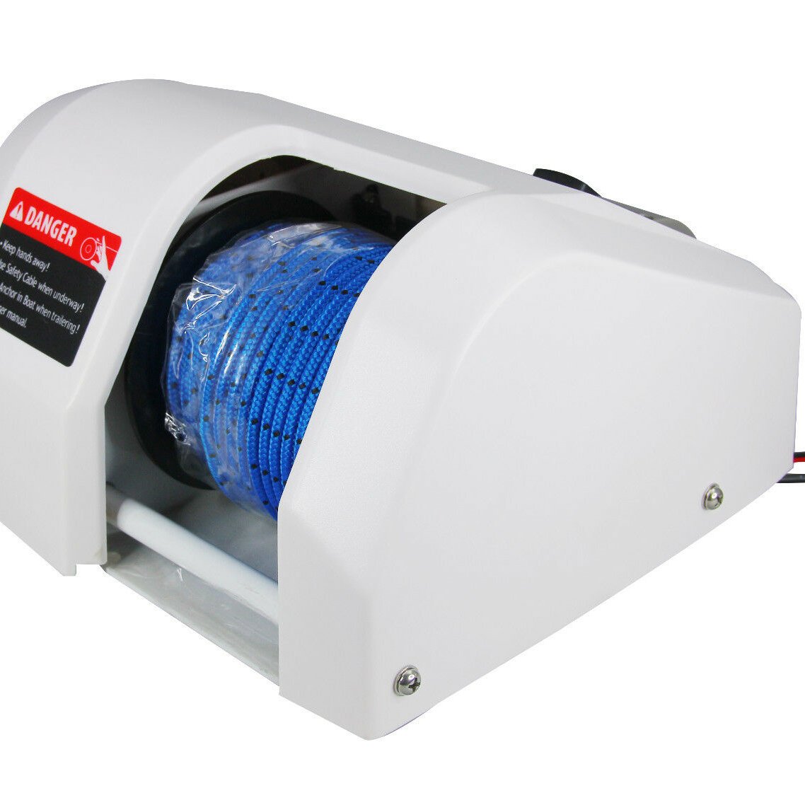 Marine Boat Pontoon Electric Anchor Winch 100 ft Rope Freshwater
